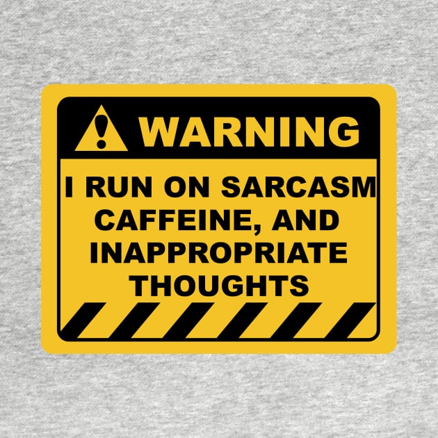 Funny Human Warning Labels Sarcasm Caffeine by Color Me Happy 123